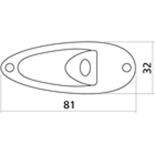 Yellow Parts EZ1136 Piastra Jack Stratocaster® Style Cromata