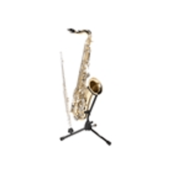 Gator Frameworks GFW-BNO-SAXFLU Supporto a treppiede per sax alto/tenore con attacco per clarinetto o flauto<br>