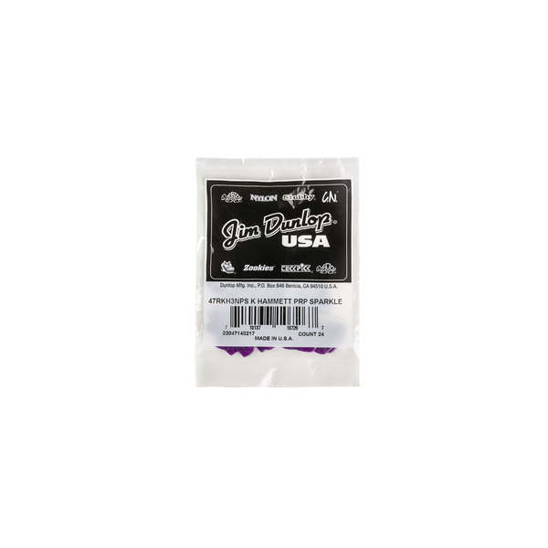 Dunlop 47RKH3NPS Kirk Hammett Purple Sparkle Jazz III Bag/24