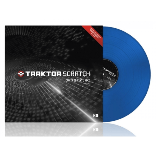 NATIVE INSTRUMENTS TRAKTOR SCRATCH CONTROL VINYL BLU MKII VINILE DI CONTROLLO MK2