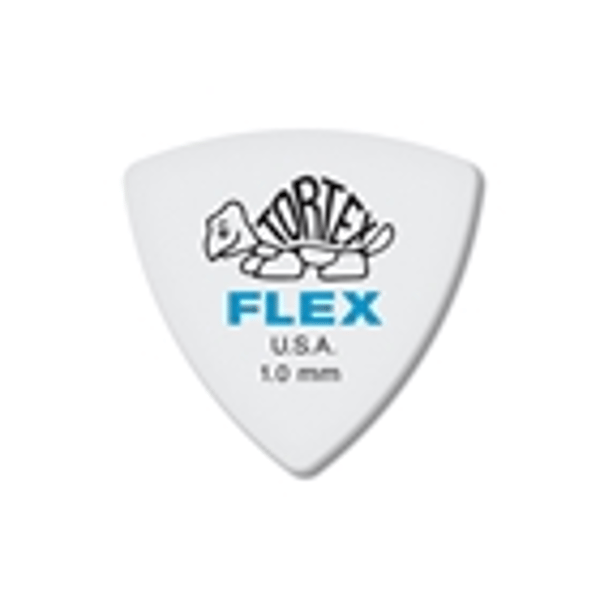 Dunlop 456R1.0 Tortex Flex Triangle 1.0 mm Bag/72