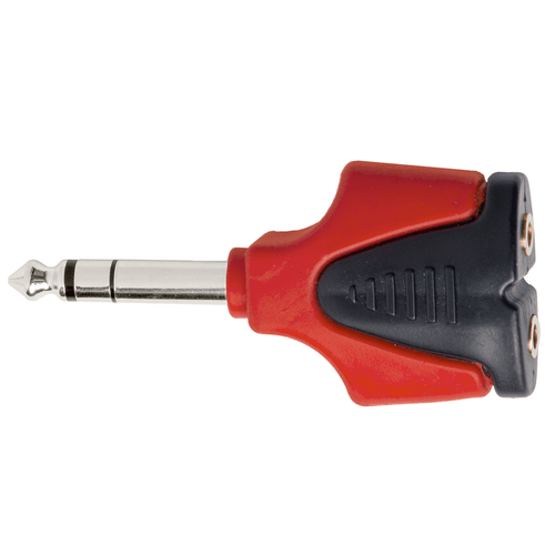 PROEL STAGE Nuovo adattatore spina 6,3 mm stereo &gt; 2 x presa 3,5 mm stereo.