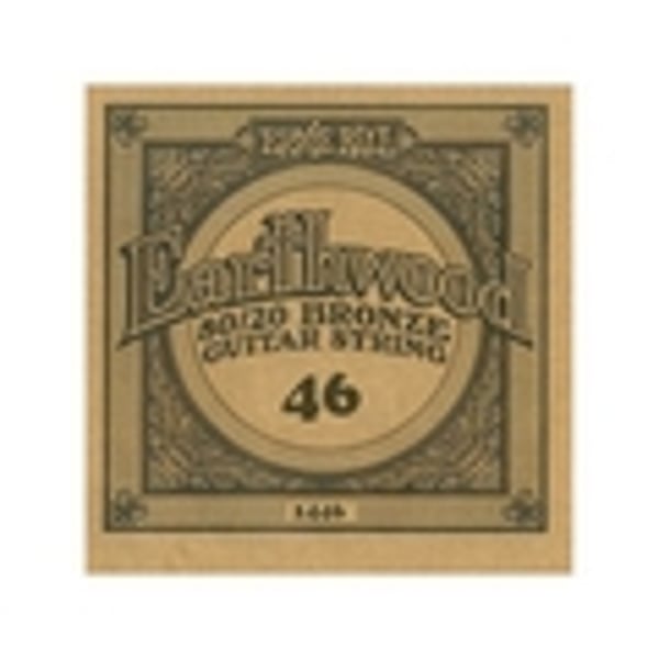 ERNIE BALL .046 Earthwood Acoustic 80/20 Bronze - 6 Pack