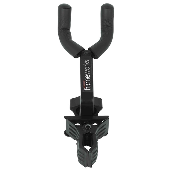 Gator Frameworks GFW-MICUKE-HNGR - Supporto con morsetto per ukulele o mandolino