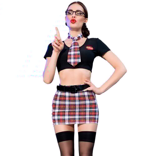 CHILIROSE - CR 4425 DÉGUISEMENT DÉCOLIÈRE NOIR L/XL