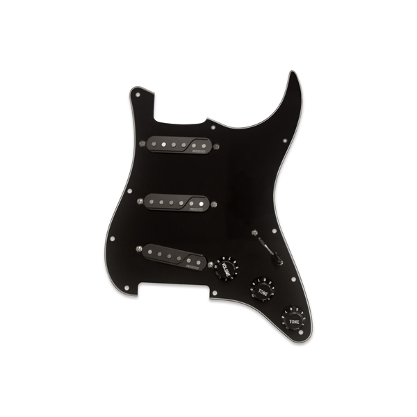 Fishman Fluence Loaded Pickguard Stratocaster 3 Single Width Black