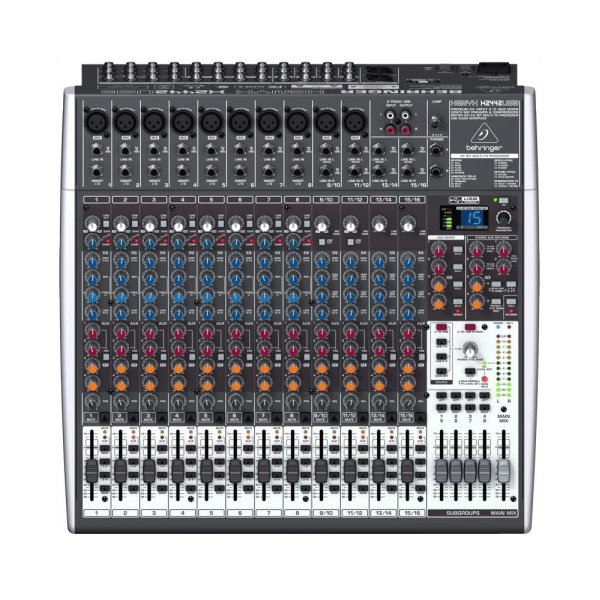 BEHRINGER XENYX X2442-USB MIXER PASSIVO 24 INGRESSI EFFETTI 24 BIT 8 COMPRESSORI 4 AUX 4 SUB + INTERFACCIA AUDIO USB