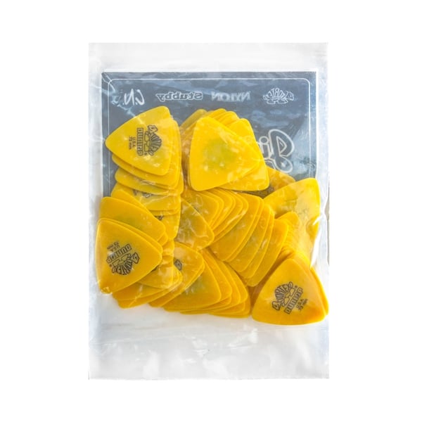 Dunlop 431R Tortex Triangle Yellow .73