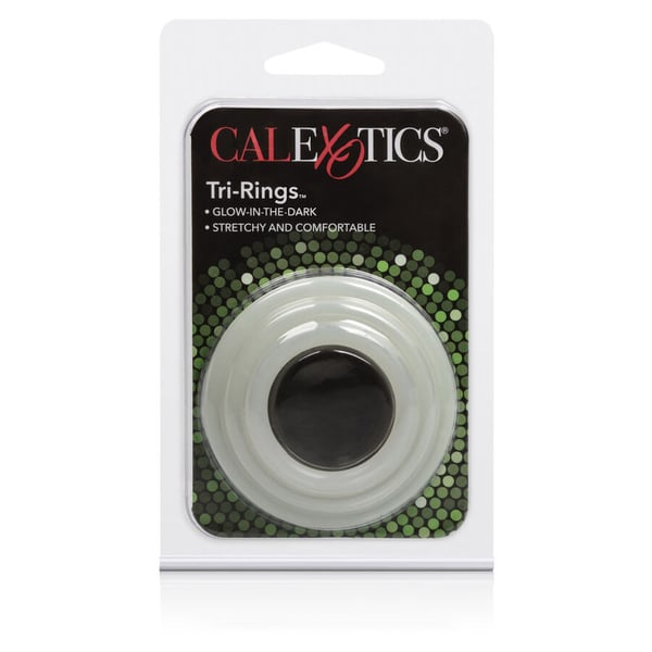 I CALEX TRI-RINGS BRILLANO AL BUIO