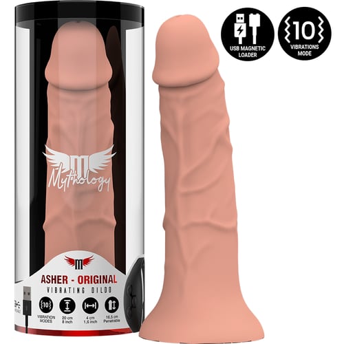 MYTHOLOGY FANTASY DILDO MYTHOLOGY - ASHER ORIGINAL DILDO M - VIBRATORE COMPATIBILE CON TECNOLOGIA WATCHME WIRELESS