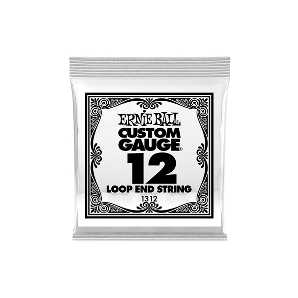 Ernie Ball 1312 Stainless Steel Plain Loop End .012