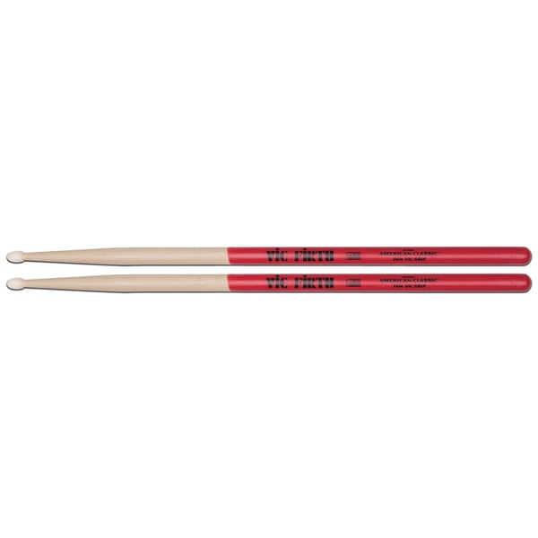 Vic Firth 7ANVG - Bacchette American Classic con punta in nylon e Vic Grip