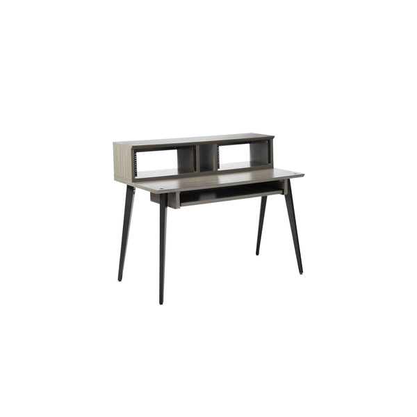 Gator Frameworks GFW-ELITEDESK-GRY Scrivania workstation Elite in grigio driftwood per studi di registrazione e content creator<br>
