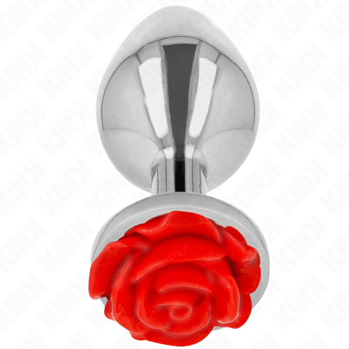KINK PLEASURE PLUGS KINK - PLUG ANALE ROSA ROSSO TAGLIA L