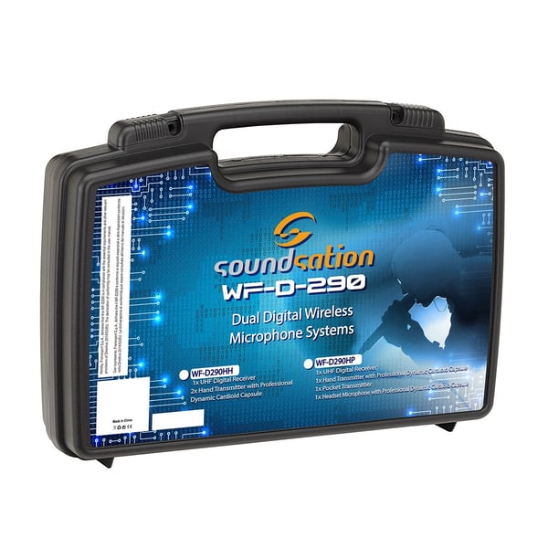 SOUNDSATION Radiomicrofono UHF Digitale Doppio. Modello WF-D290HP MKII