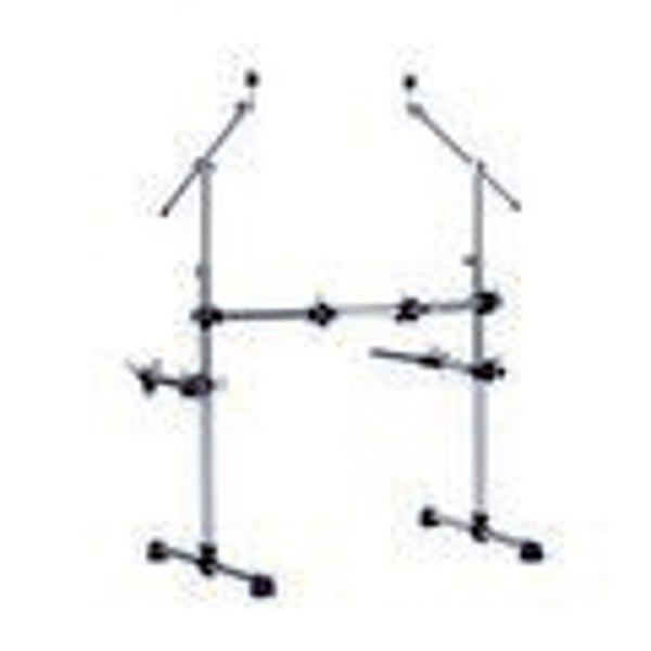 PEACE Rack per batteria con sistema di appoggio a T e due bracci laterali. Modello DR-18