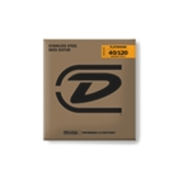 Dunlop DBFS40120M Corde basso Flatwound Light Scala media Set/5
