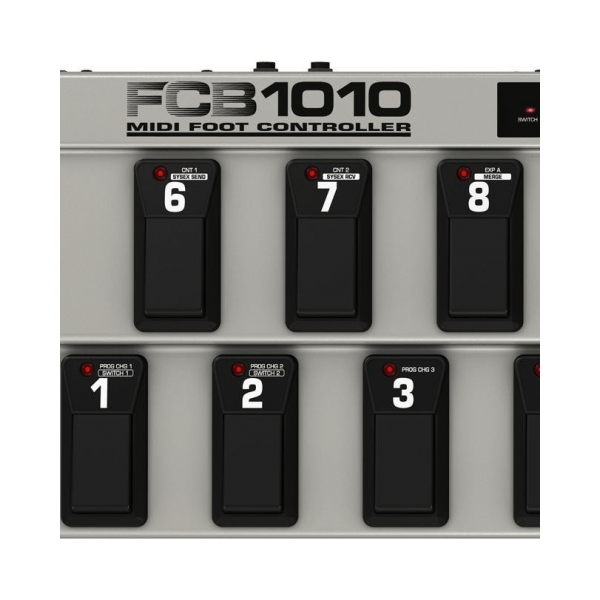 BEHRINGER FCB1010 PEDALIERA MIDI 12 SELETTORI 2 PEDALI DI ESPRESSIONE