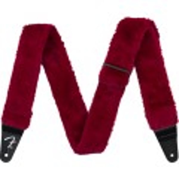 Tracolla Fender Fender Poodle Plush, Rosso
