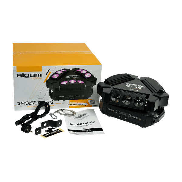 Algam Lighting SPIDER-TRI-912 Mini Barre Motorizzate Beam 9x12W