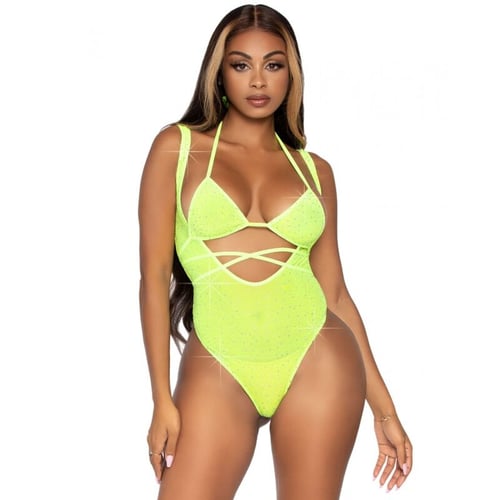 BIKINI-OBERTEIL UND BODY VON LEG AVENUE EINHEITSGRÖSSE