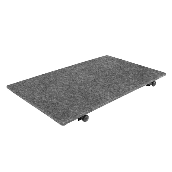 Gator Frameworks GFW-UTL-CART-LD Piano inferiore per carrelli utility con superficie piana antiscivolo