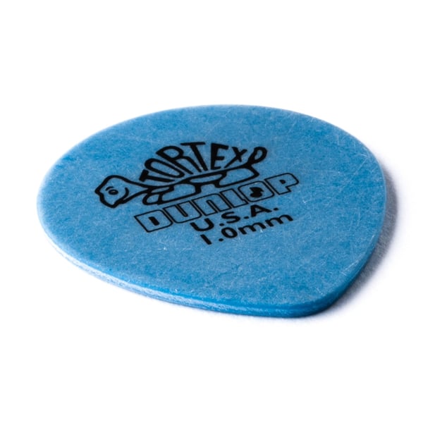 Dunlop 413R Tortex Tear Drop Blue 1.0
