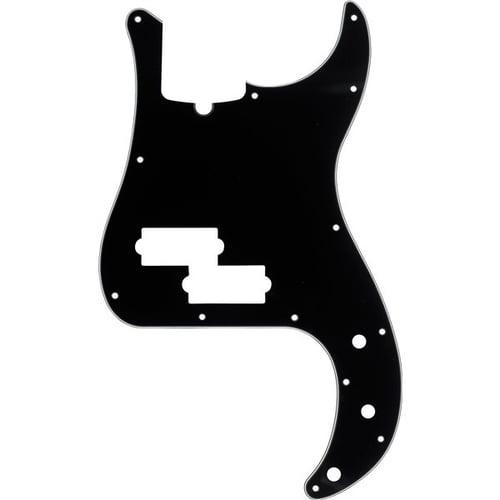Fender Parts Battipenna Precision Bass montaggio a 13 fori (con tacca per Truss Rod) Black a 3 strati
