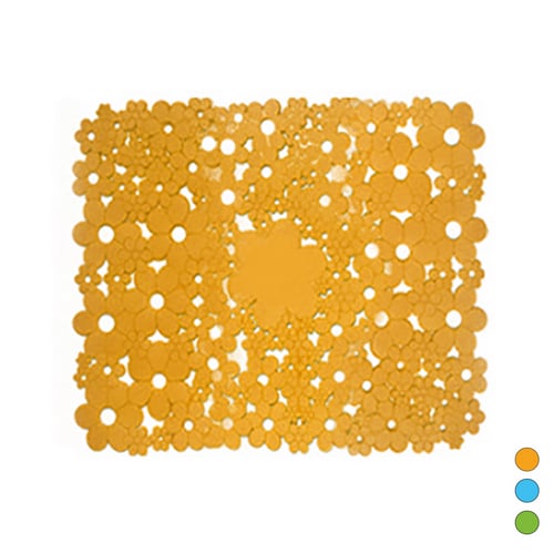 Tappeto antiscivolo mod. flowers cm 53 x 53