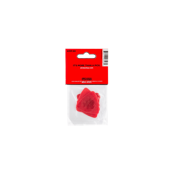 Dunlop 431P Tortex Triangle Red .50