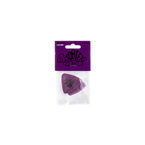 Dunlop 431P Tortex Triangle Purple 1.14