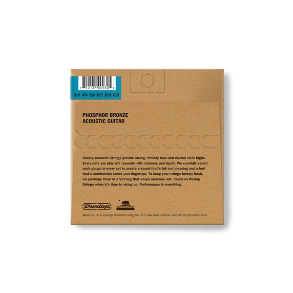 Dunlop DAP1047J Acoustic Phosphor Bronze, Light Set/12