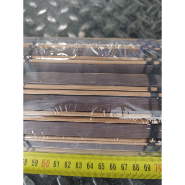 TAPPARELLA IN LISTELLI DI BAMBU' cm 100 x 160 - marrone scuro. Modello cm 100 x 160 - marrone scuro
