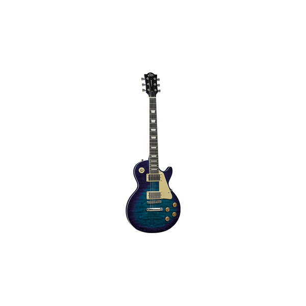 Eko Guitars VL-480 See Thru Blue Quilted