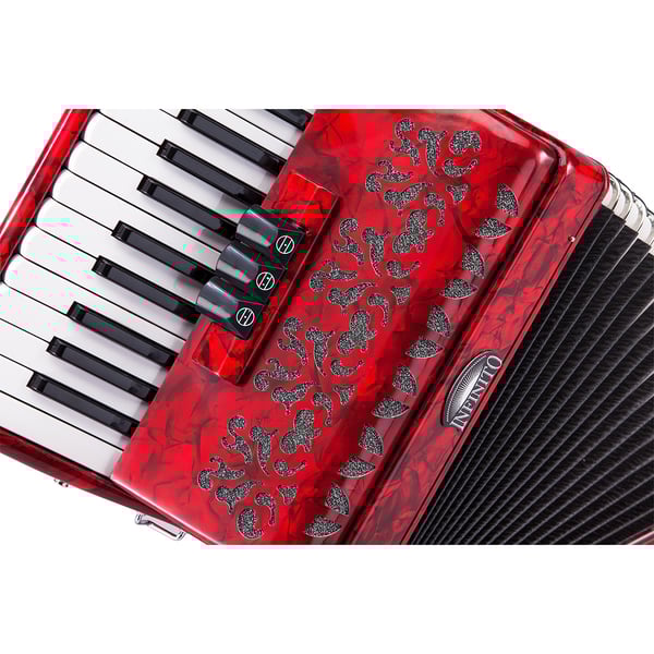 SOUNDSATION Fisarmonica 48 bassi 26 tasti rossa