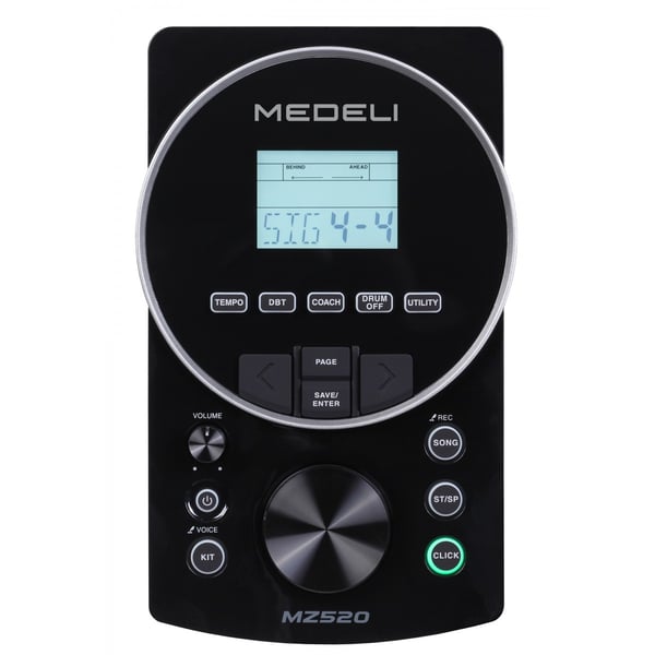 MEDELI Batteria digitale compatta ed elegante con Rullante MESH da 8" e tre Tom da 7,5"