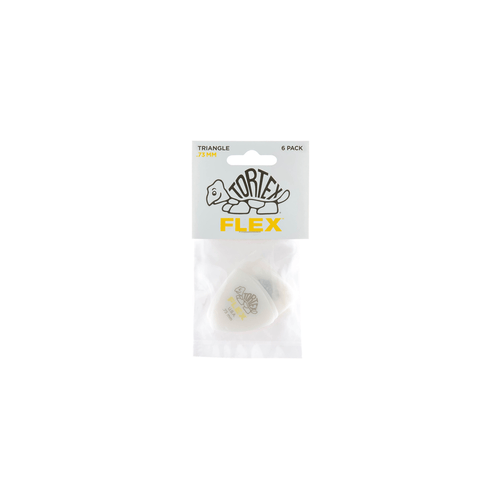 Dunlop 456P.73 Tortex Flex Triangle .73 mm Pack/6