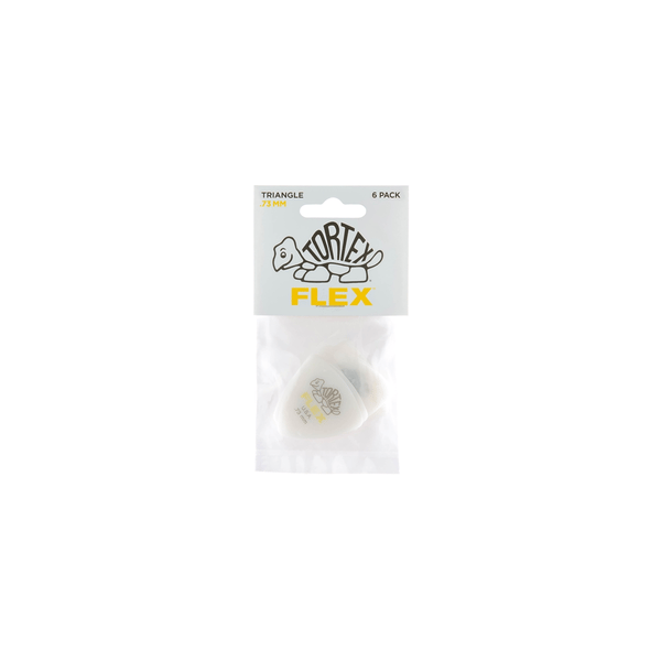Dunlop 456P.73 Tortex Flex Triangle .73 mm Pack/6
