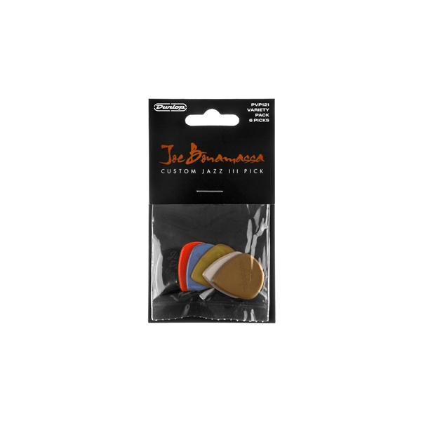 Dunlop PVP121 Joe Bonamassa Custom Jazz III Pick Variety Pack