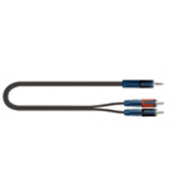 Quik Lok RKSA/150-1 Minijack Stereo/2 RCA Maschio