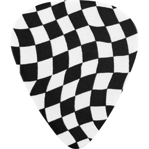 Pack 8 Plettri Fender 351 Celluloid, Checkerboard