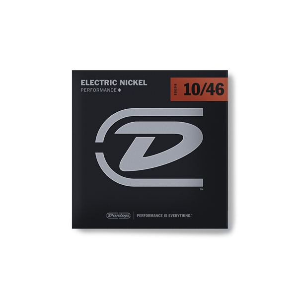 Dunlop DEN1046 Nickel Plated Steel, Medium, Set/6