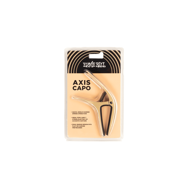 Ernie Ball 9606 Axis Capo Gold Satin 2021