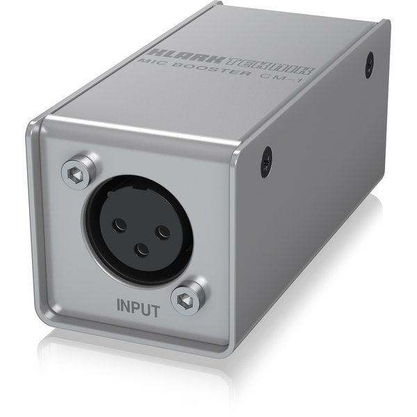 KLARK TEKNIK MIC BOOSTER CM1 PREAMPLIFICATORE CON GUADAGNO +25dB PER MICROFONI