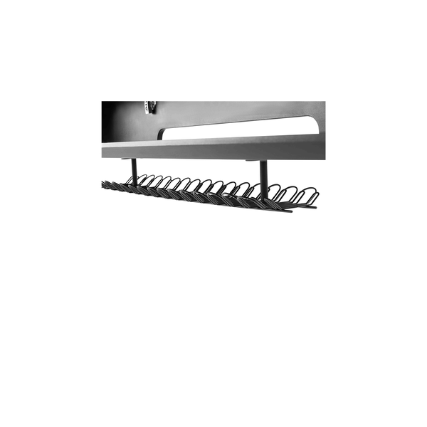 Gator Frameworks GFW-ELITEKEYTBL61-BLK Workstation in legno nera per tastiere fino a 61 tasti<br>