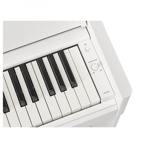 YAMAHA YDPS55-WH PIANOFORTE DIGITALE 88 TASTI PESATI COLORE BIANCO