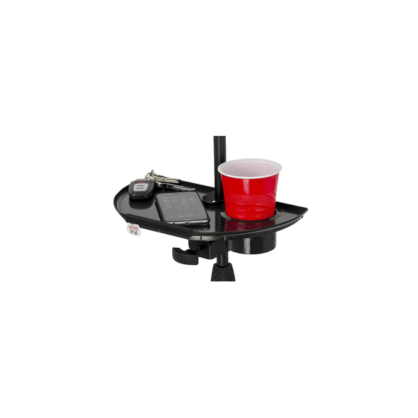 Gator Frameworks GFW-MICACCTRAY Vassoio per accessori con portabicchiere per asta microfonica&lt;br&gt;