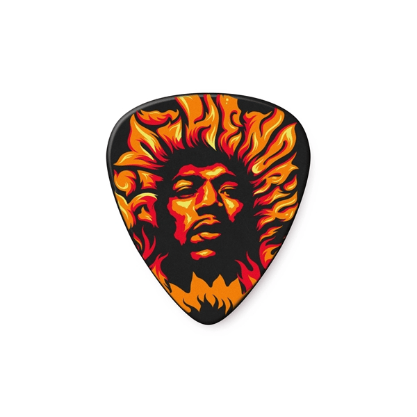 Dunlop JHP14HV Jimi Hendrix '69 Psych Series Voodoo Fire Players' Pack/6