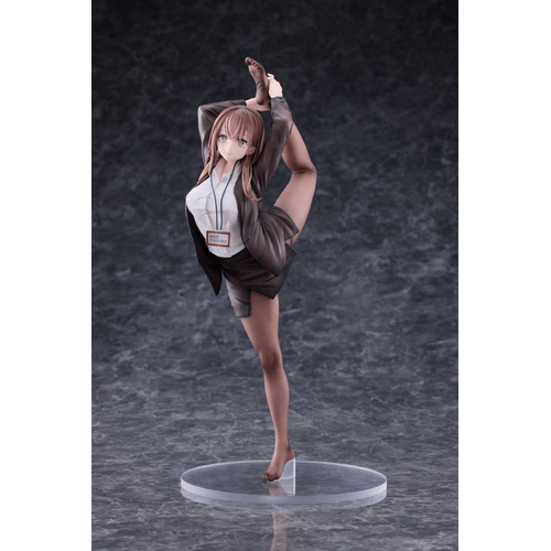 Original Character PVC Statue 1/6 OL-chan Who Doesn't Want to Go to Work White Ver. 26 cm