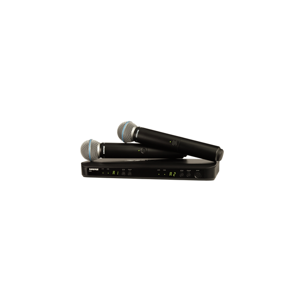 Shure BLX288E-B58 Ricevitore, 2x trasmettitori a gelato, 2x BETA58. (M17)